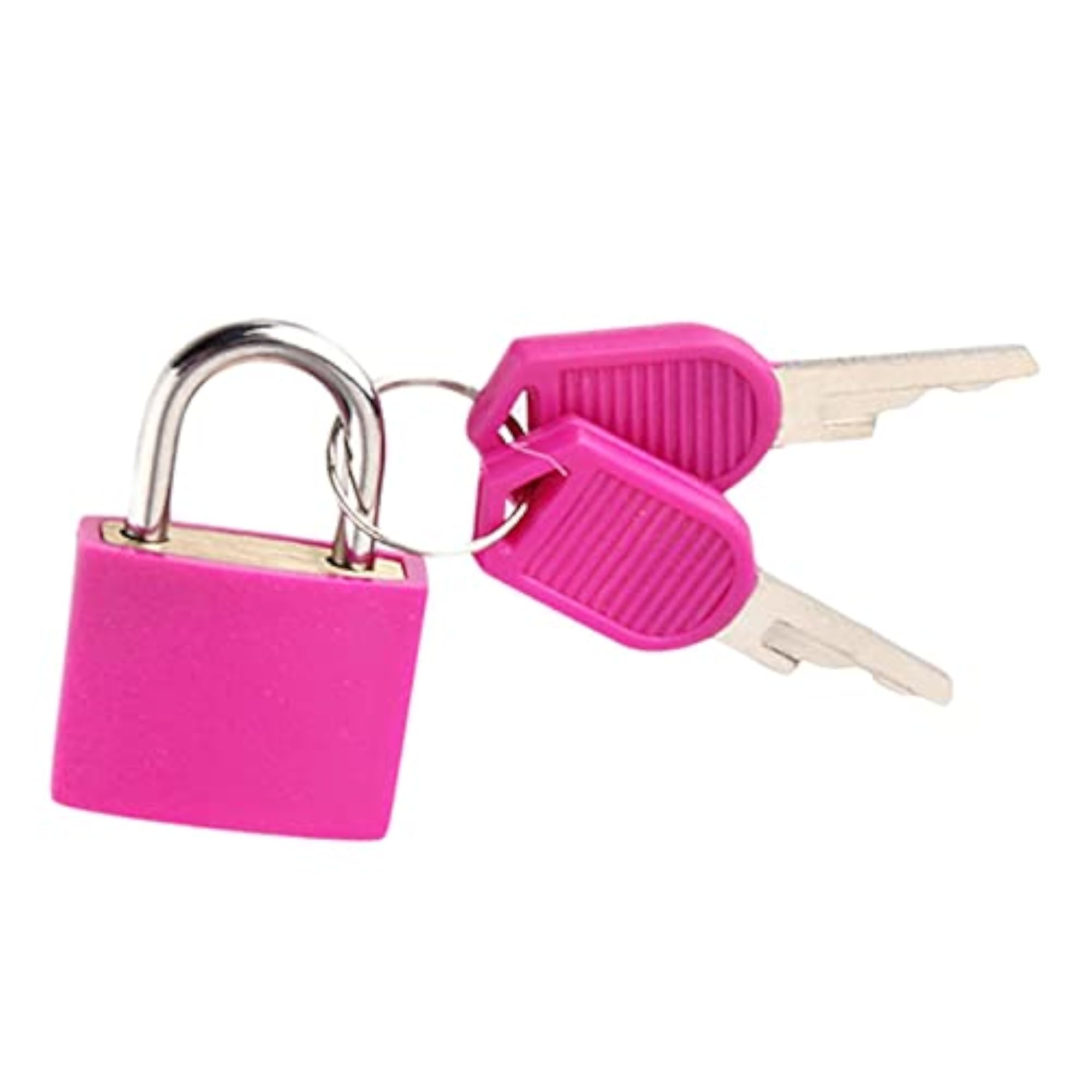 6xMini Anti Theft Lock Case for Diary Jewelry Box Rose Red